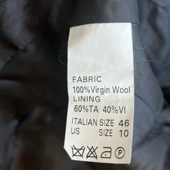 Louis Dell’Olio Sz IT46 / US10 100% Virgin Wool Blazer Jacket - Picture 8 of 12